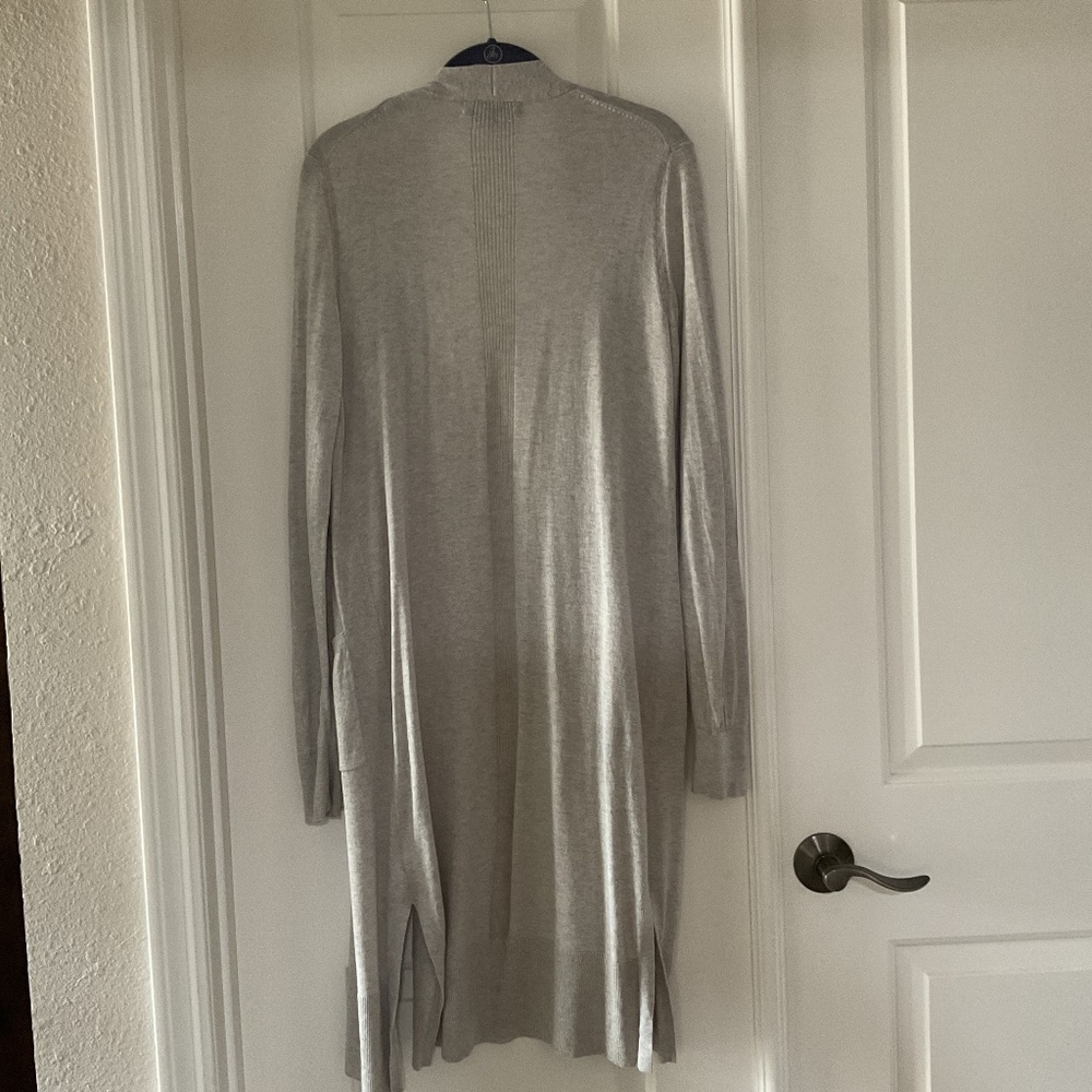 Banana Republic long Silk and Cotton Cardigan new without tag - Picture 2 of 5
